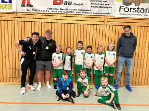 Unsere Junioren unterm Hallen Dach